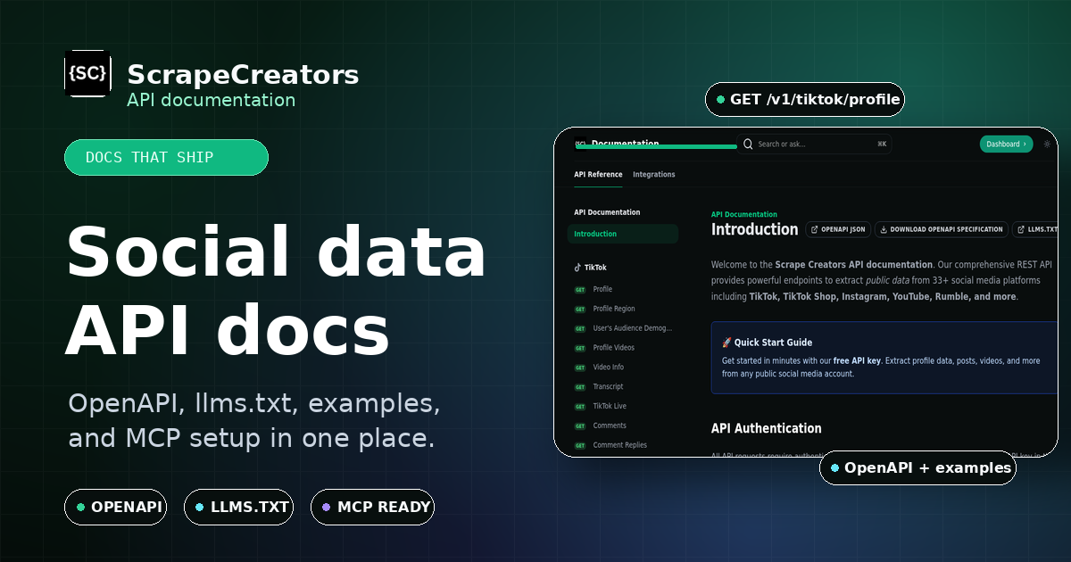 Integrations - Scrape Creators Documentation